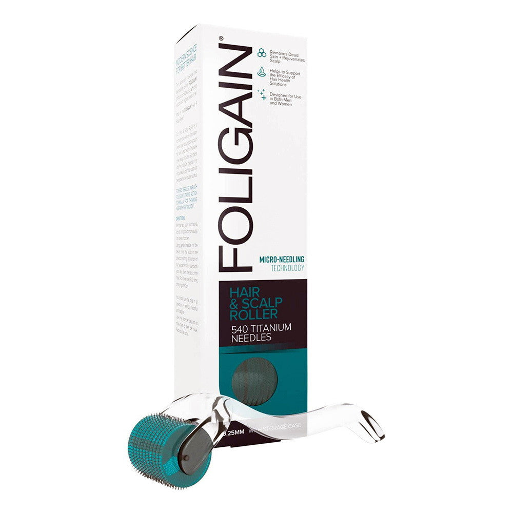 Foligain Hair & Scalp Roller with 540 Titanium Needles, 1 Ea